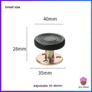 First Chioce ตัวยึดเฟอร์นิเจอร์ สแตนเลส ที่ยึดหัวเตียง กันชนเตียง ลดการสั่นสะเทือน ลดเสียงกระแทกHeadboard Stopper
