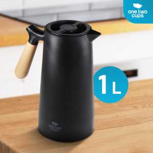 Termos Teko Air Panas 1L Vacuum Jug Flask | Termos Teko Elegan Penyimpan Air Panas Bahan Berkualitas Awet | One Two Cups -LS-029