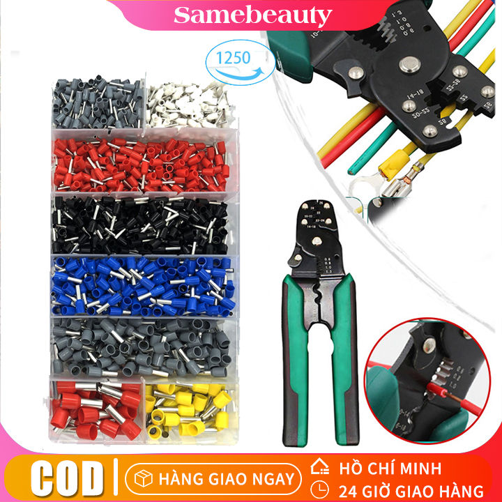 Kìm bấm cos và tuốt dây điện đa năng 22-28