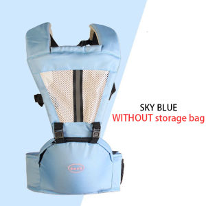 Infant Comfortable Sling Backpack Hip Seat Wrap with Phone Holder Ergonomic Non-Slip Infant Baby Carrier Backpack Kid