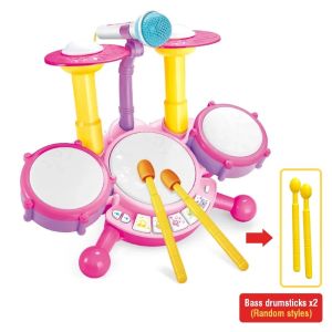Kids Jazz Drum Musical Toys Set Toddler Baby Percussion Drum Instruments Montessori Toys for Toddlers Early Educational Toy Gift2026