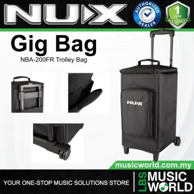 NUX NBA-200FR Busking 276 Watt Portable Battery Powered Speaker Amplifier with Bluetooth (NBA200FR)