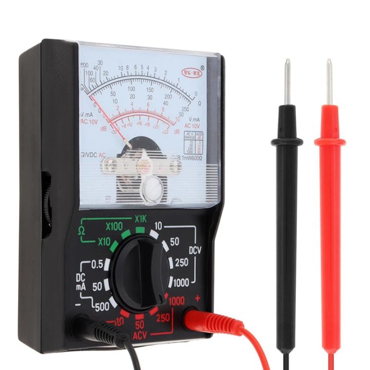 Multimeter, AC/DC Volt 1000V Voltmeter Amp Volt Ohm Voltage Tester ...