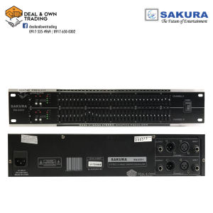 Sakura EQ-2231 31 Band Stereo Graphic Equalizer