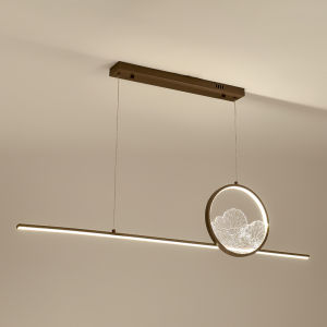 SUMEIYI new Chinese chandelier rectangular modern minimalist Zen tea room restaurant office bar personality creative lamps 3 years warranty