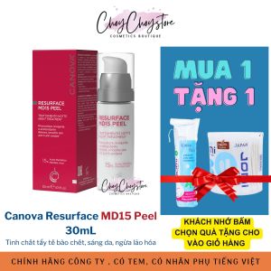 Tinh chất Canova Resurface MD15 Peel 30mL  làm sáng da tẩy tế bào chết ngăn ngừa lão hóa