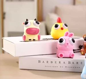 [SG Seller]Pop Out Eyes Eye Popping Stress Relief Toy Animal Squeeze Toy Squeeze Toy Popping Up Stress Relief Fidget Toy