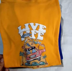 (Assorted 10 Pcs)Masid Kids T Shirts free Size 7 to 10 Year old Fit Cotton Spandex Fabric