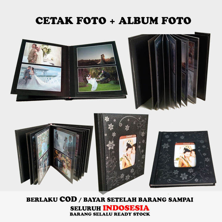 CETAK FOTO + ALBUM FOTO / CETAK FOTO SUDAH SAMA ALBUM NYA | Lazada ...