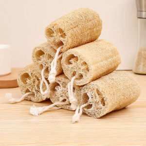 3PCS Natural Loofah Washing Brushes Luffa Loofa Bath Body Shower Sponge Kitchen Cleaning Scrubber Bathroom Accessories