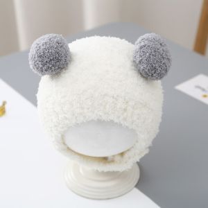 COOLSOOL Chống gió Mũ Beanie Ấm áp Với bóng Mũ Viền Len Mềm Mũ Dệt trẻ em