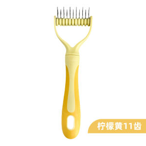 Teekland Pet Deshedding Dog Brush For Shedding Cat Brushes For Indoor Cats Double Sided Cat Brush Deshedding & Grooming Tool For Long Haired And Short Haired Dogs Skin Friendly