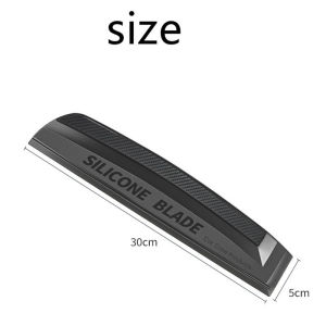 Silicone Car Wiper Glass Cleaner Scraper Safe Paint Protection Brush Auto Window Cleaning Tool