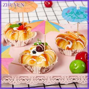 ZHUYUN 20-50pcs Multi Coloured Paper Cocktail Umbrellas Mini Party Drink Accessories