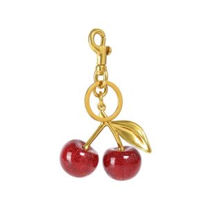 Cherry Lucu Bag Charm Cherry Keychain Hanging Charm Tas Cherry Charms Untuk Wanita