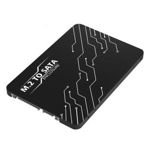 Metal Case M.2 Key B SSDs to 2.5" SATA3.0 6Gbs Adapters Card Enclosure SSDs Adapters for 2230/2242/2260/80