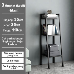 Rak Besi 5Tingkat Rak Besi Susun Rak Pajangan Minimalis Rak Penyimpanan Serbaguna Rak Besi Trapesium