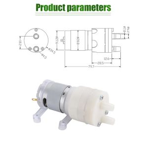 365/280 DC Aquarium Diaphragm Water Pump Mini Electric Pumping Machine for Fish Tank 6v 12V Su Pompası Water Pump 385 12V Dc Water Pumping Motor Mini Water Pump Machine For Showers Water Dispensers