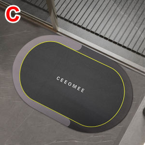 ROCO Anti-Slip Mat Non Slip Floor Mat Fast Dry Rugs Diatom Mud Carpet Water Absorption Bathroom Karpet Bilik Air 硅藻泥垫