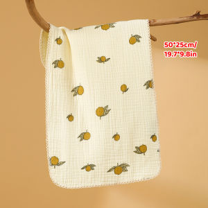 【1- 3 days delivery 】☄50*25cm Towel Baby Face cloth Baby Bath Towel Handkerchief Cotton Burp Cloth Soft