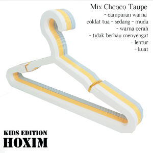Gantungan Baju Anak 12 pcs | Hanger Plastik Anak | Hoxim | Plastic Hanger