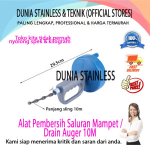 Alat Pembersih Saluran Mampet 10m /Drain Auger 10m