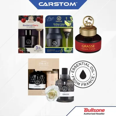 BULLSONE Grasse Diffusers - Aromatherapy Air Fresheners Air Fresherner for Cars and Home. Essential Oils.
