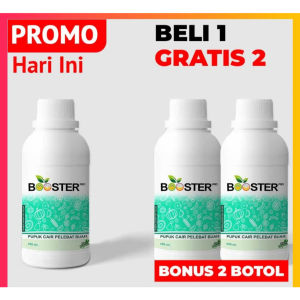 BOOSTER-PRO 250ml Paket hemat 3 botol pupuk organik mempercepat bunga dan buah tanaman