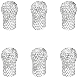 Rustproof Metal Drain Pipe Protector Stretchable Meshing Cover Flexible Aluminum Drainages Filters Caps for Bathroom Kitchen