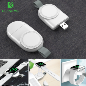 Floveme sạc không dây di động cho iWatch 8 7 6 5 4 3 2 SE trạm dock sạc ổn định và không nóng đầu ra đầu vào 5V sạc USB cáp cho Apple Đồng hồ loạt 8 7 6 5 4 3 2 SE