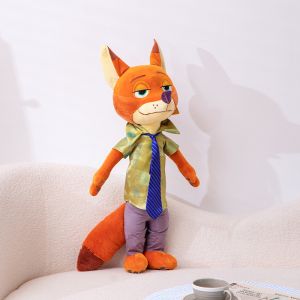 Disney Nick Wilde Rabbit Judy Hopps Plush Toys Doll Movie Zootopia Plush Cute Soft Stuffed Animals Toys Children Gift for Kids