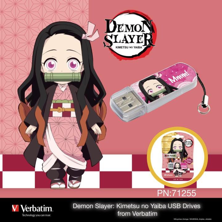 Verbatim 16GB USB Flash Drive - Demon Slayer: Kimetsu no Yaiba Series