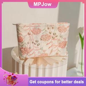 【MPJow】 Cosmetic Bags Zipper Opening Key Card Holder Cartoon Student Pencil Case Coin Purse Ladies Hand Portable Storage Bag