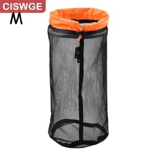 [COD] CISWGE SPORTS Travel Mesh Storage Ultralight Bag Outdoor Drawstring Stuff Sack Camping Traveling Organizer Hiking Tool Accessories Multi Tool