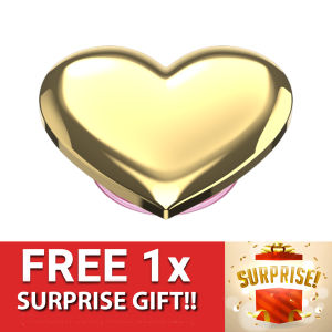 PopSockets Swappable PopGrip Luxe - Heart Of Gold