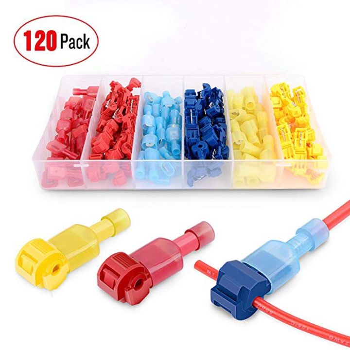 [HOT ZHLXLLWEHGILO 510] T Tap Wire Connectors Self Stripping Quick ...