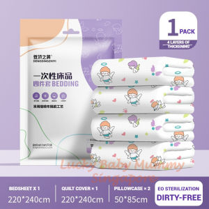 Disposable Bed Sheets For Travel / Travel Sets / Hotel Accommodation Supplies / Pillowcases Delicate Rainbow Culture