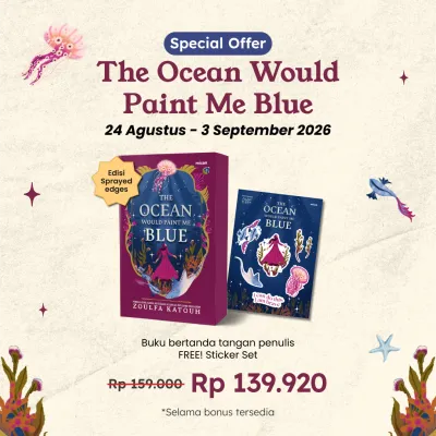 Novel The Ocean Would Paint Me Blue - Zoulfa Katouh - Terjemahan Bahasa Indonesia - Mizan