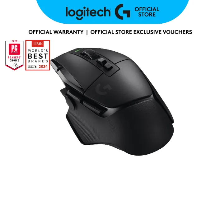Logitech G502 X LIGHTSPEED Wireless Gaming Mouse - Optical mouse with LIGHTFORCE hybrid optical-mechanical switches, HERO 25K gaming sensor, compatible with PC