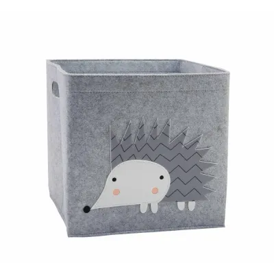 🎉𝐒𝐆 𝐋𝐨𝐜𝐚𝐥🎉Cartoon Animal Storage Box Felt Cloth Cube Childrens Room Rack Home Foldable Storage Basket Toy Storage Box
