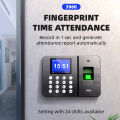 Deli Biometrics Time Attendance Biometric Fingerprint Time Attendance Biometrics Fingerprint Scanner Bundy Clock Time Recorder Black E3960. 