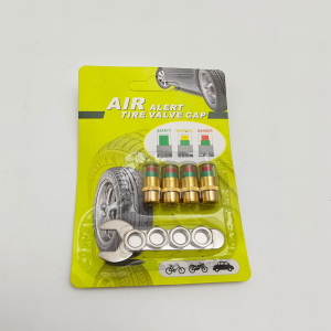 Tire Pressure Monitor Caps | Easy to Read Smart 3-Color Covers - Air Alert Tire Pressure Valve Caps - for Auto SUV Truck Wheel Monitoring Alert Stem Nozzle