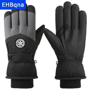 [COD] EHBqna SPORTS ถุงมือเล่นสกีถุงมือฤดูหนาวสำหรับผู้หญิงผู้ชายสโนว์บอร์ดถุงมือทัชสกรีนถุงมือสโนว์โมบิลมอเตอร์กันน้ำกันความร้อนถุงมือหิมะ