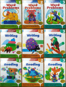 9 Books/Set Kumon Math Workbooks Word Problems Writing Reading G1-G3 Exercises English Primary School Students Thinking Training