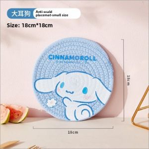 Sanrio Hello Kitty Coaster Heat-resistant Washable Polyester Cotton Table Protector LFB348