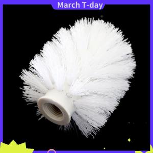 March หัวแปรงห้องน้ำสีขาวหัวเปลี่ยนห้องน้ำ WC ทำความสะอาดหัวแปรง