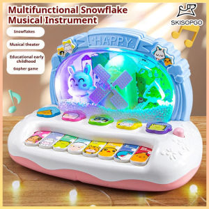 SKISOPGO Baby Electric Musical Piano Educational Toys Kids Gift Animals Sounding Keyboard Baby Play Toys Mainan Budak Bayi