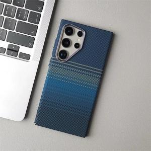 Luxury Carbon Fiber Texture Case For Samsung S25 S24 S26 Ultra Alloy Lens Shockproof Charging Magnet Cover Hard Shields