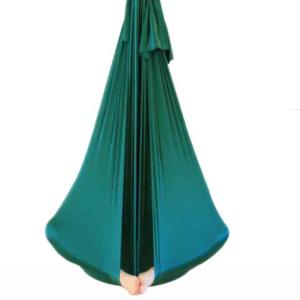 New Arrival Aerial Yoga Hammock Air Pilates Silk Anti-gravity Yoga Flying Swing Bed Set Include CarabinersDaisy Chain Pose Guide ( 5m set )