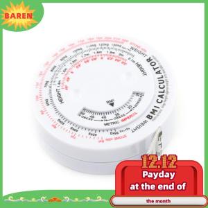 BAREN BMI เทปวัดดัชนีมวลกาย เทปวัดขนาด150ซม. เครื่องคิดเลขอาหารลดน้ำหนักเครื่องมือวัด